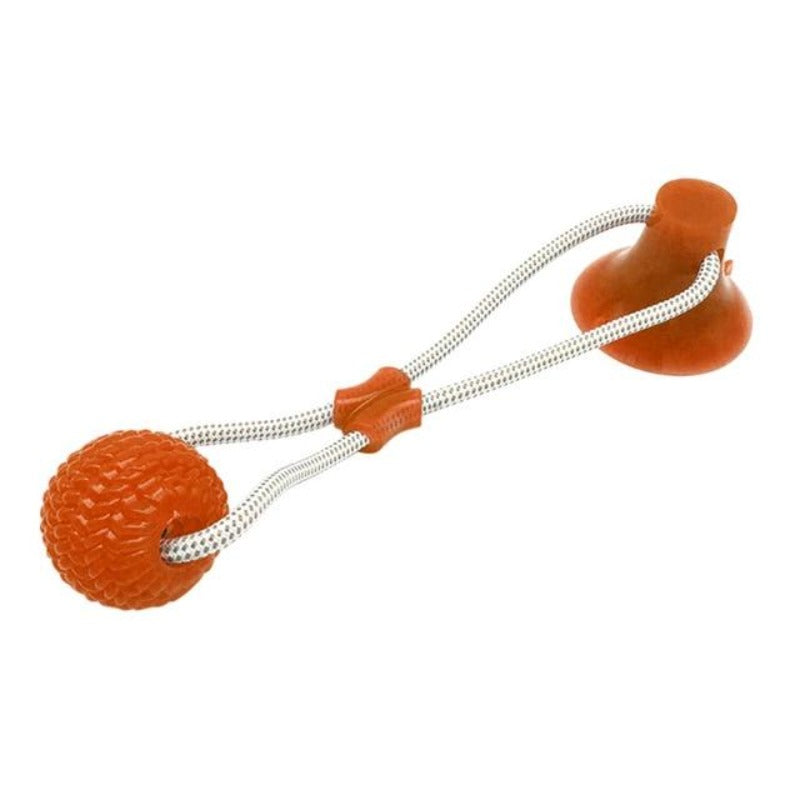 Dog toy that sticks to cheap floor