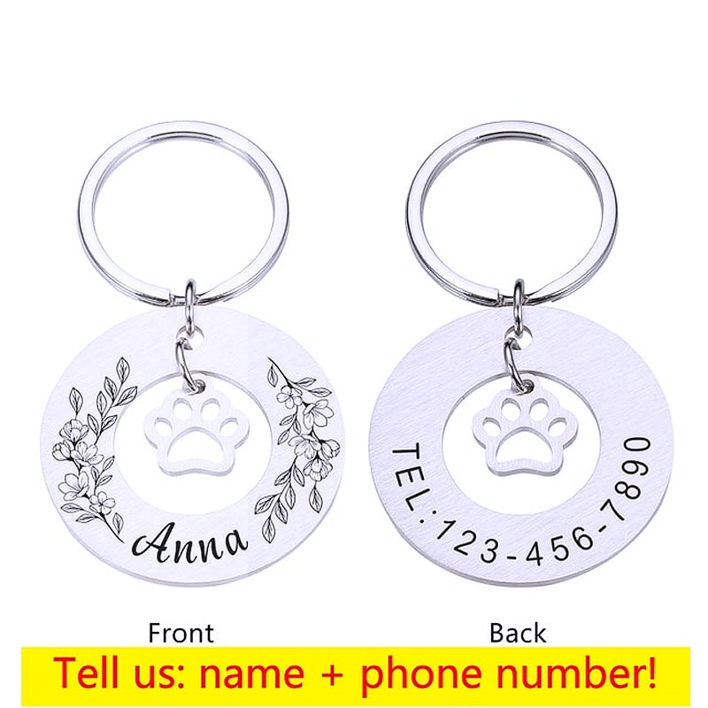 Ensuring safety with an engraved ID tag 