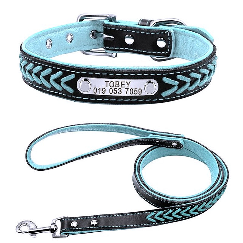 Unique leather dog collars 