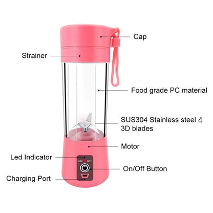 Portable USB Smoothie Juice Blender