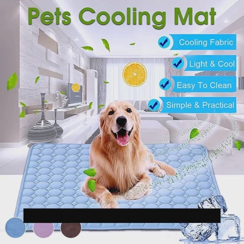 Introducing our Breathable Cooling Dog Mat, the perfect solution to keep your furry friend cool and comfortable this summer! This washable pet bed comes in various sizes for small-medium-large dogs, making it suitable for all breeds. Whether you use it as a dog bed, place it on the sofa or floor, or even take it along on car rides, our cooling pad is designed to provide optimum comfort. Available in multiple colors and easy-to-clean material, give your pet the gift of coolness with our Breathable Cooling Do
