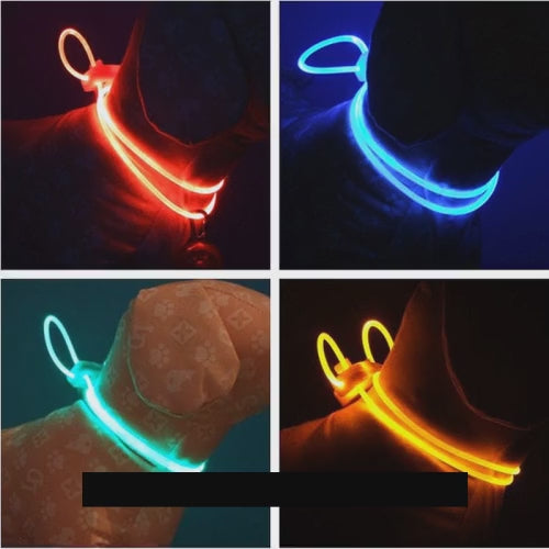 Step up your pets safety game with our Adjustable LED Glowing Dog Collar! Designed to prevent accidents and keep your fur baby visible, this bright and stylish collar is a must-have for small dogs. With its adjustable feature, it ensures a perfect fit that wont limit their movements. Dont compromise on their safety – get yours today!