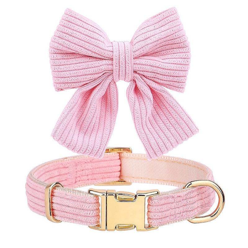 Pink dog collar