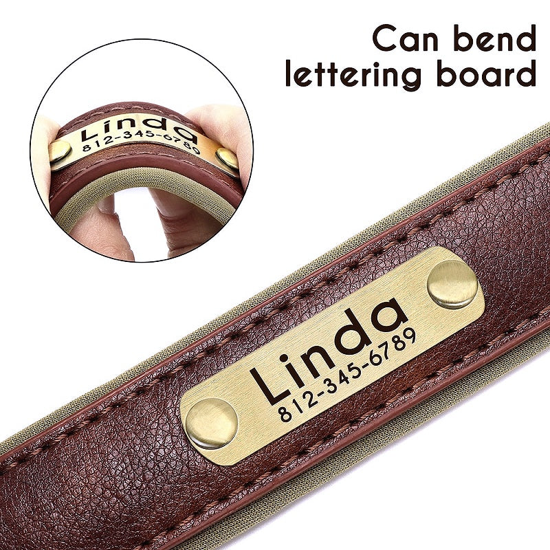 FreeEngravingleatherdogleash