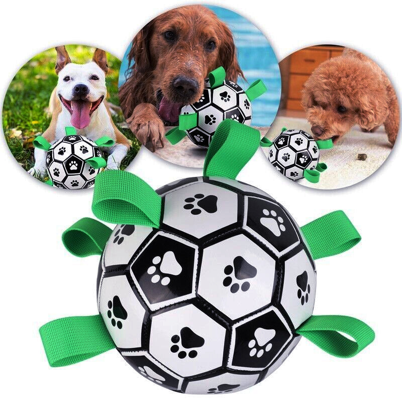 Dog Interactive Soccer Ball with Grab Tabs