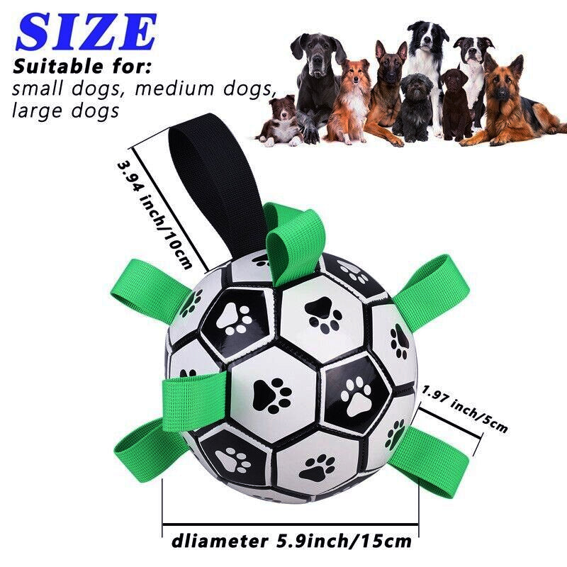 Dog Interactive Soccer Ball with Grab Tabs