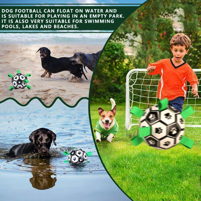 Dog Interactive Soccer Ball with Grab Tabs