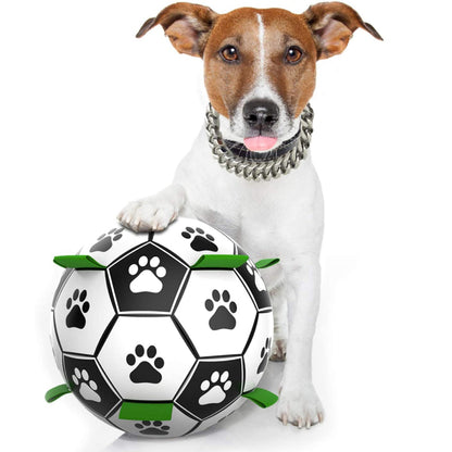 Dog Interactive Soccer Ball with Grab Tabs