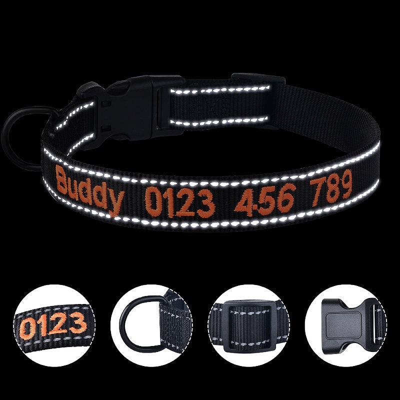 Dog safety gear with reflective feature 