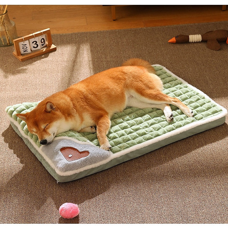 Winter dog mat