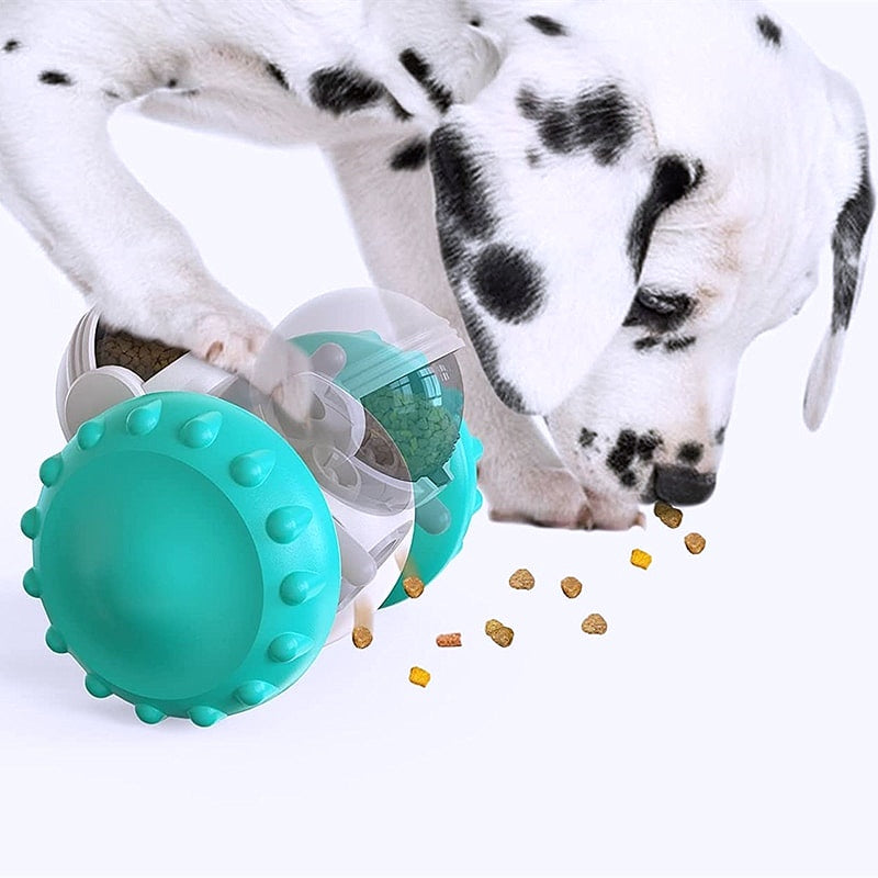 Pet food interactive tumbler