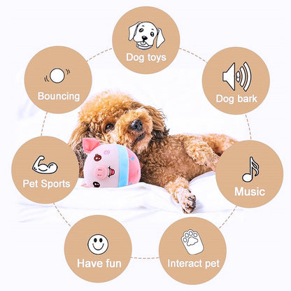 Talking interactive dog toy 