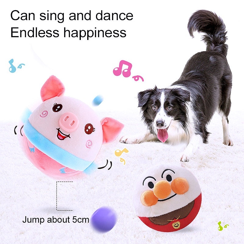 Electronic pet toy ball