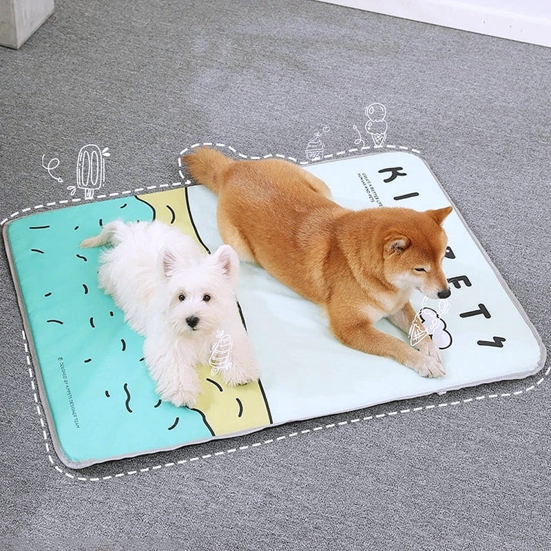 Pet cooling bed