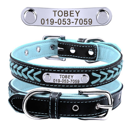 Personalized engraving on collar tags 