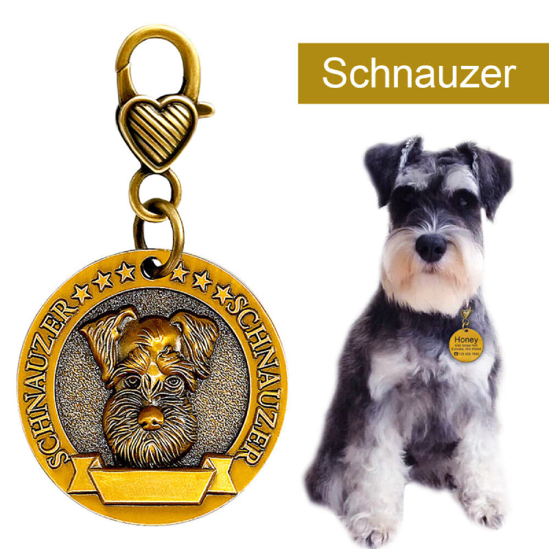 Personalized Gold 3D Dog Tags