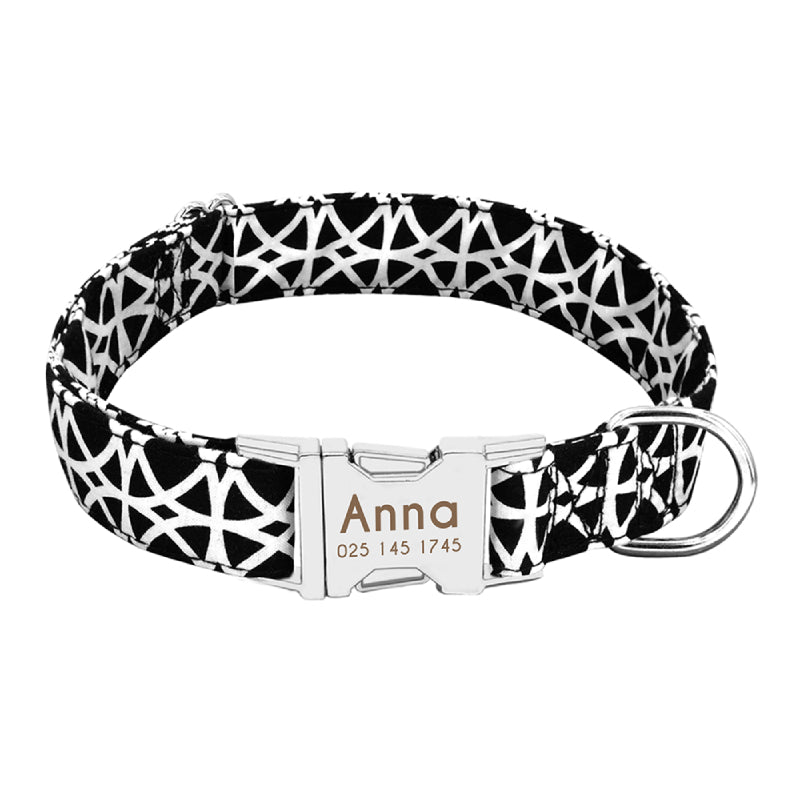 Personalized Nylon Dog Collar