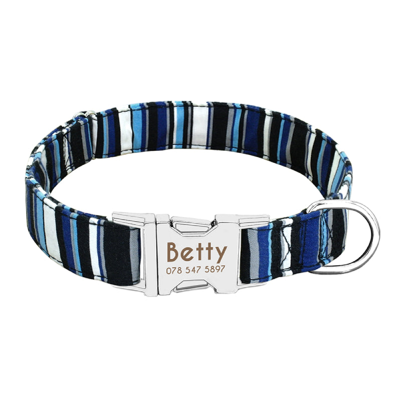 Personalized Nylon Dog Collar