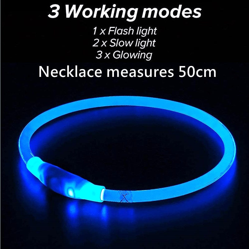 luminous pet collar