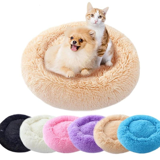 Faux fur raised elevated orthopedic waterproof calming dog bed sofa