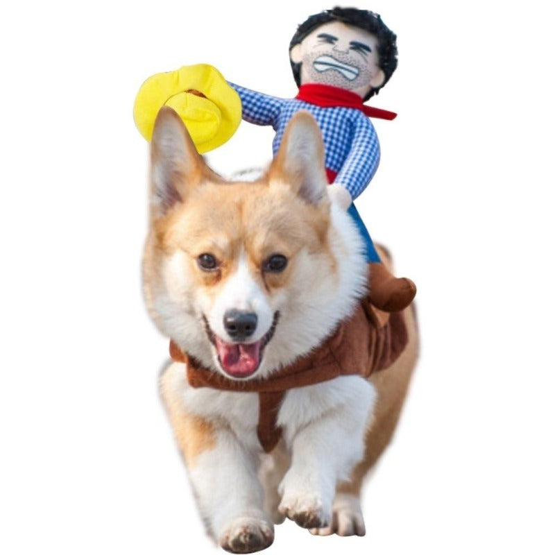 Dog halloween christmas funny rodeo dog costume outfit dress up