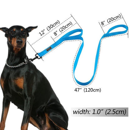 Reflective retractable flexible dog lead leash rope
